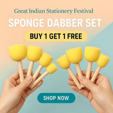 (Buy 1 Get 1 Free) Sponge dabbing brushing set (5pcs) Pack of 1