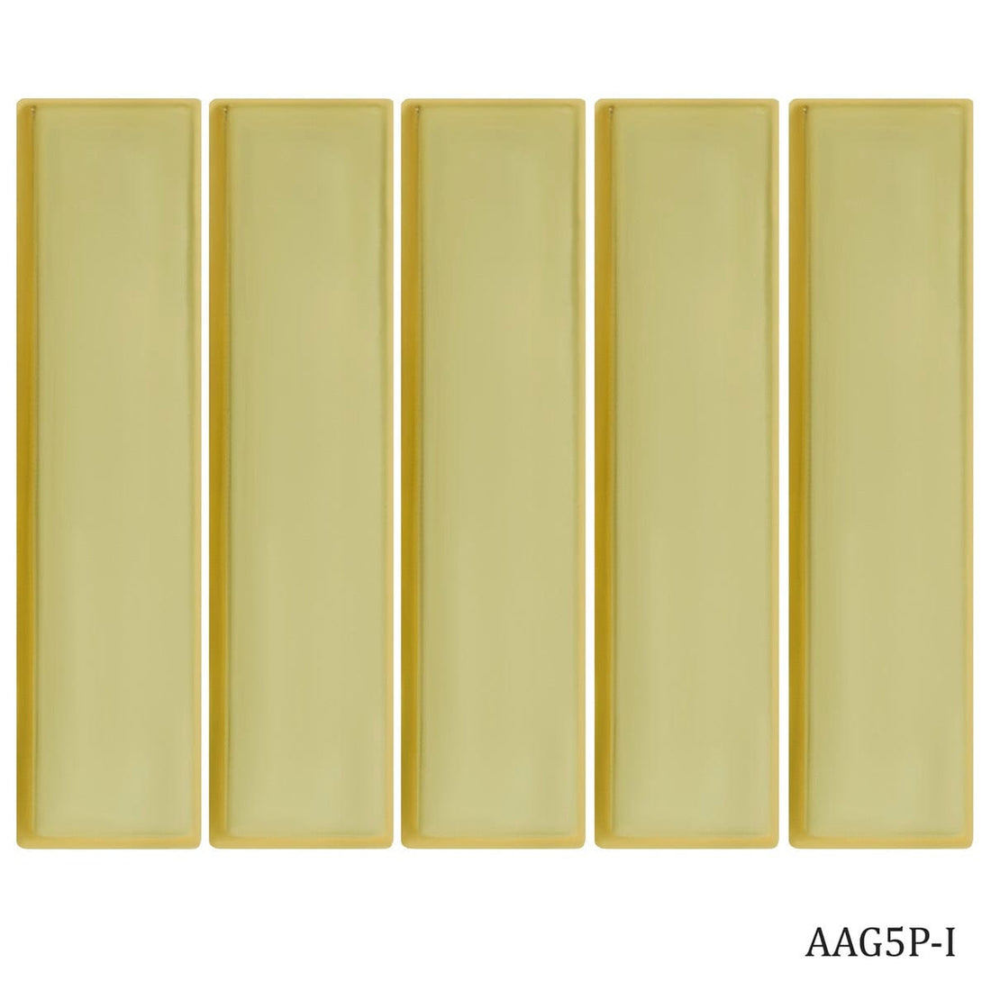 Acrylic Alphabet Gold I 12 Pcs Set AAG5P-I