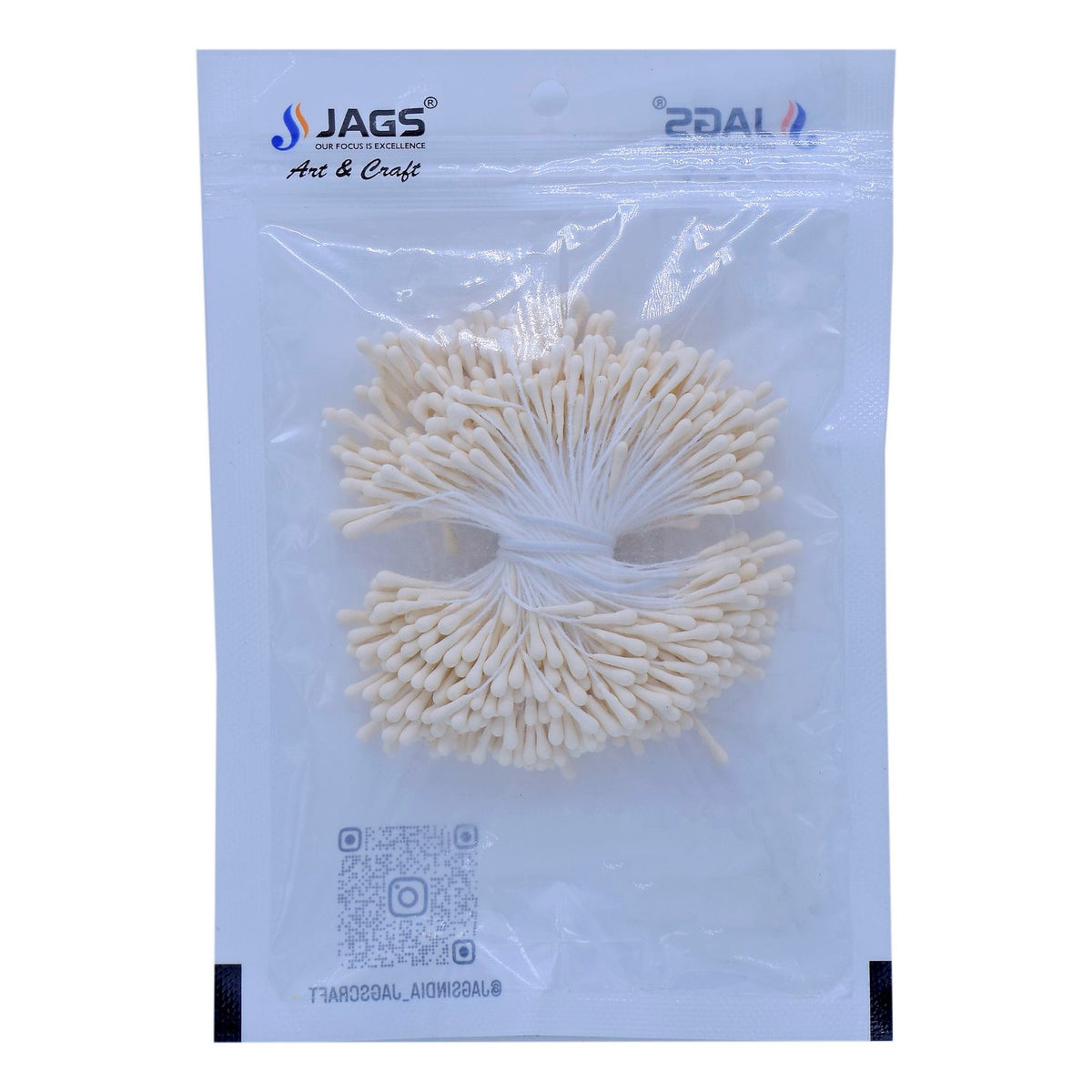 Artificial Flower Polons Cream Design 1 size view