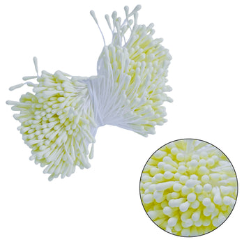 Artificial Flower Polons Light Yellow Design 1