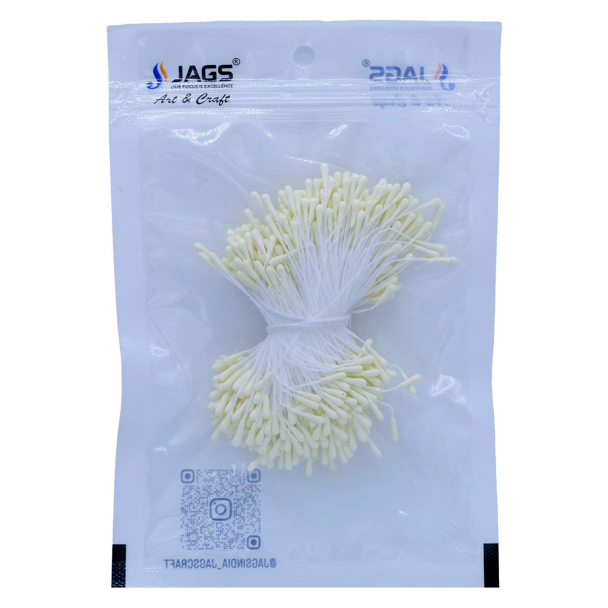 Artificial Flower Polons Light Yellow Design 1 size view