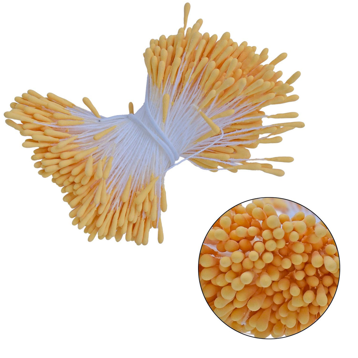 Artificial Flower Polons Mango Design 1 for DIY Craft & Decor