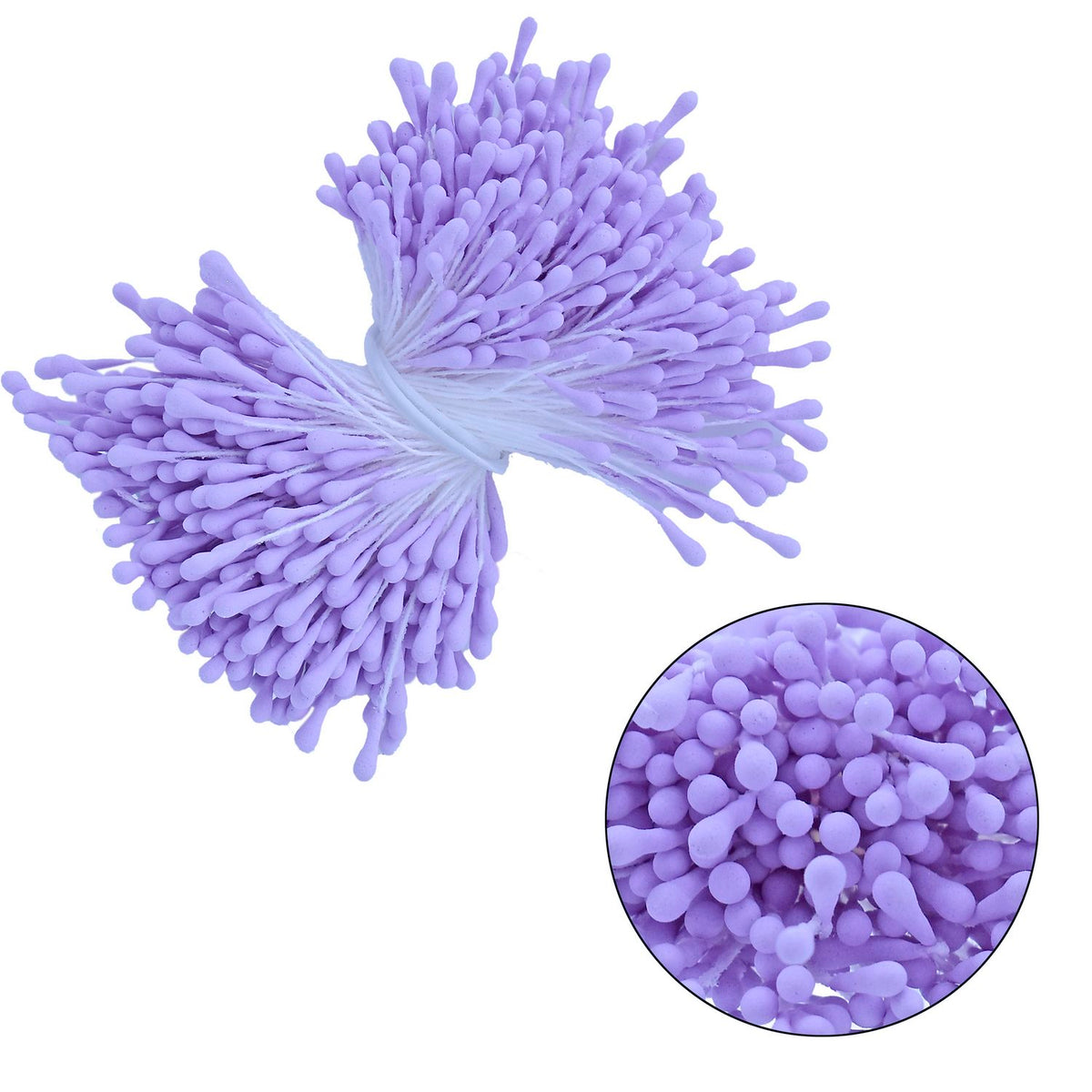 Artificial Flower Polons Purple Design 1 for DIY Craft & Decor