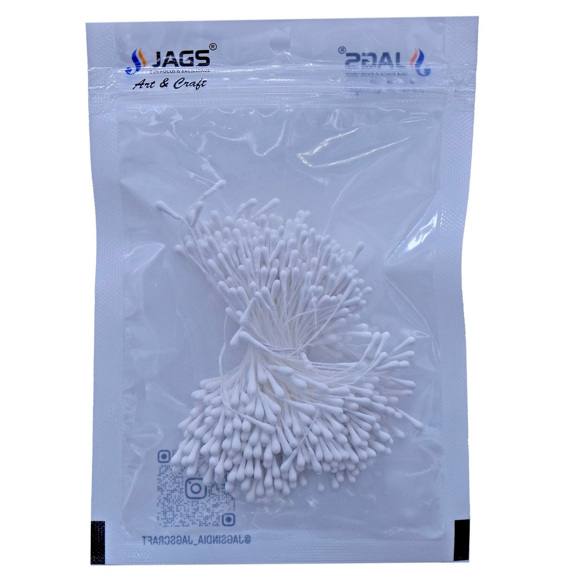 Artificial Flower Polons White Design 1 size view