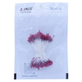 Artificial Flower Polons Red Design 2 size view