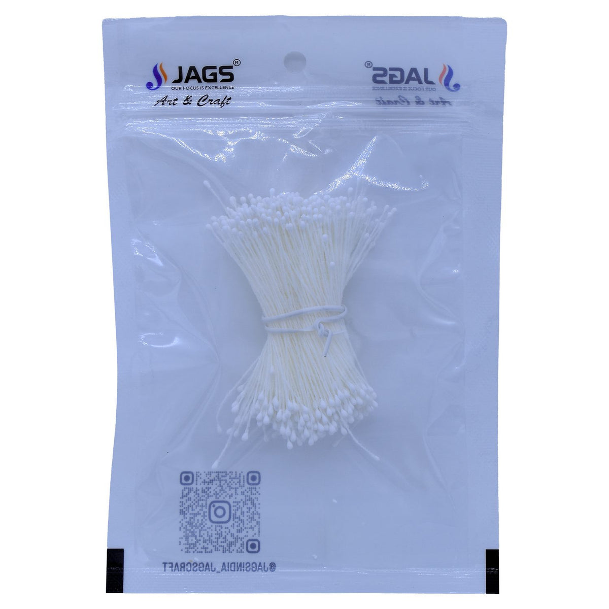 Artificial Flower Polons White Design 2 size view