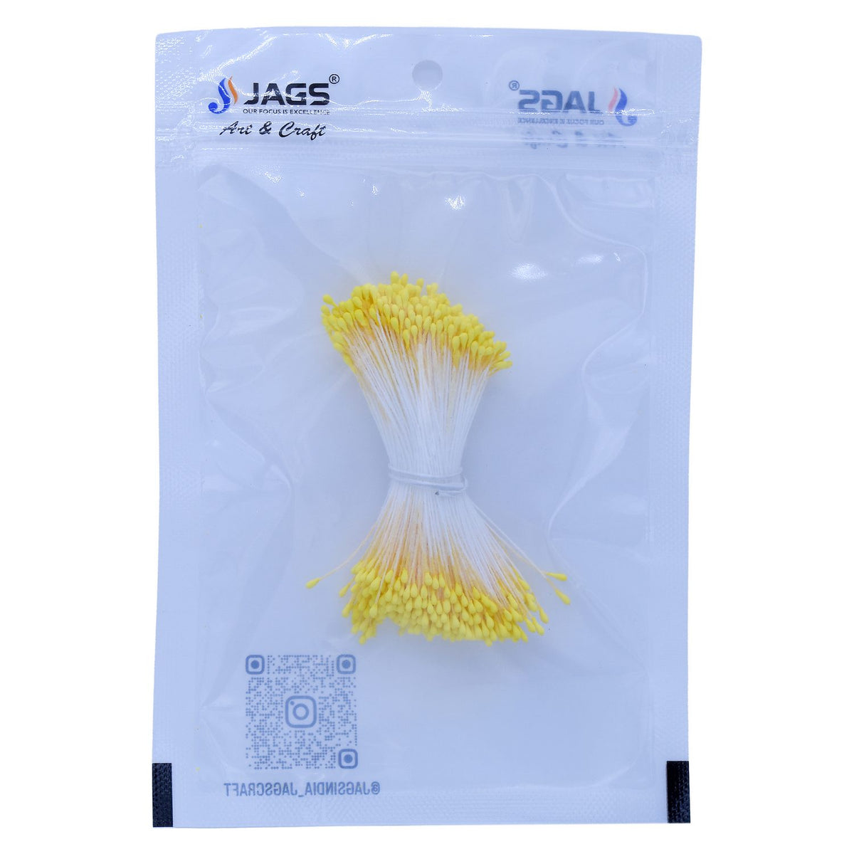 Artificial Flower Polons Yellow Design 2 size view