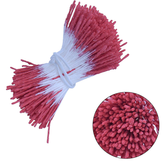 Artificial Flower Polons Red Design 3 for DIY Craft & Decor