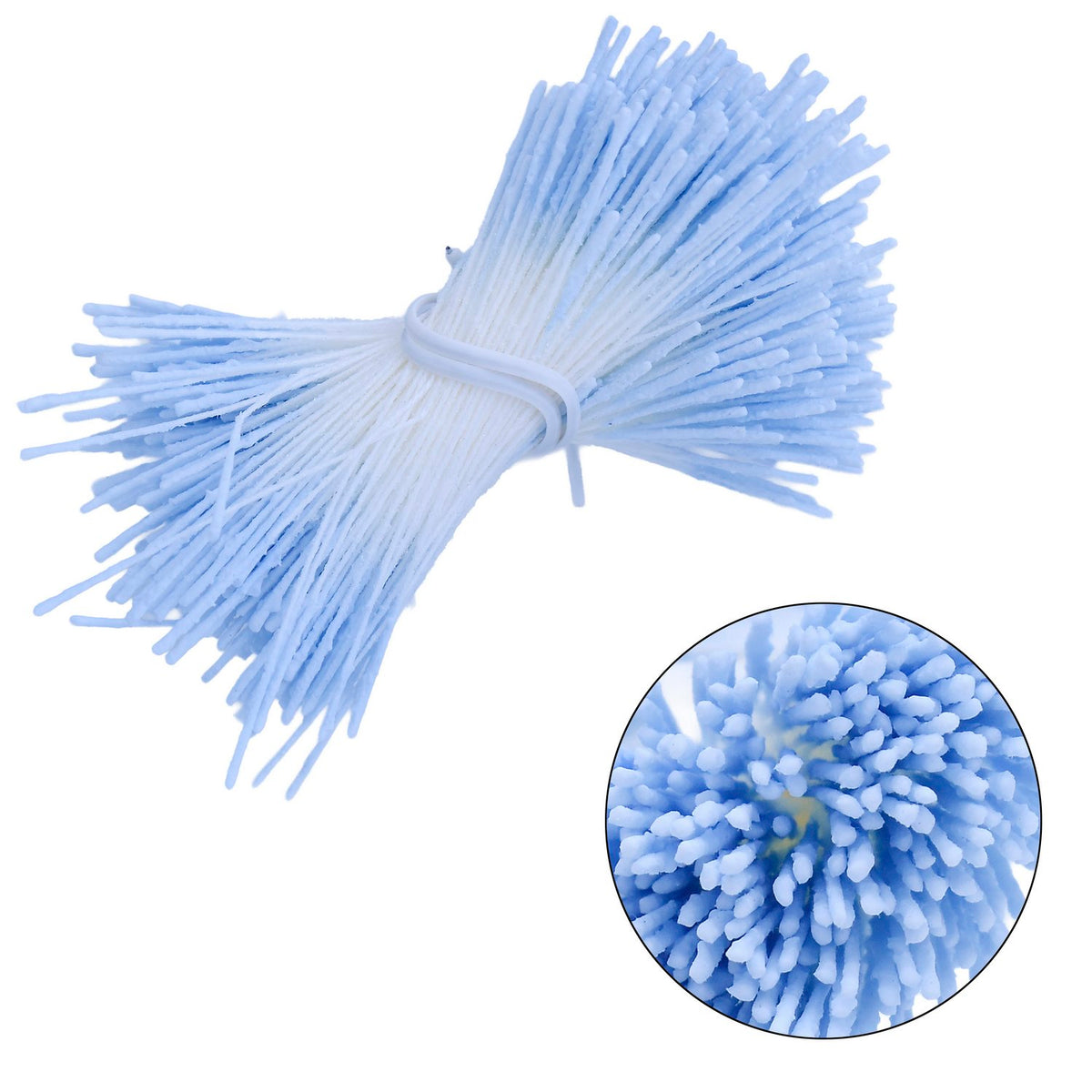 Artificial Flower Polons Sky Blue Design 3