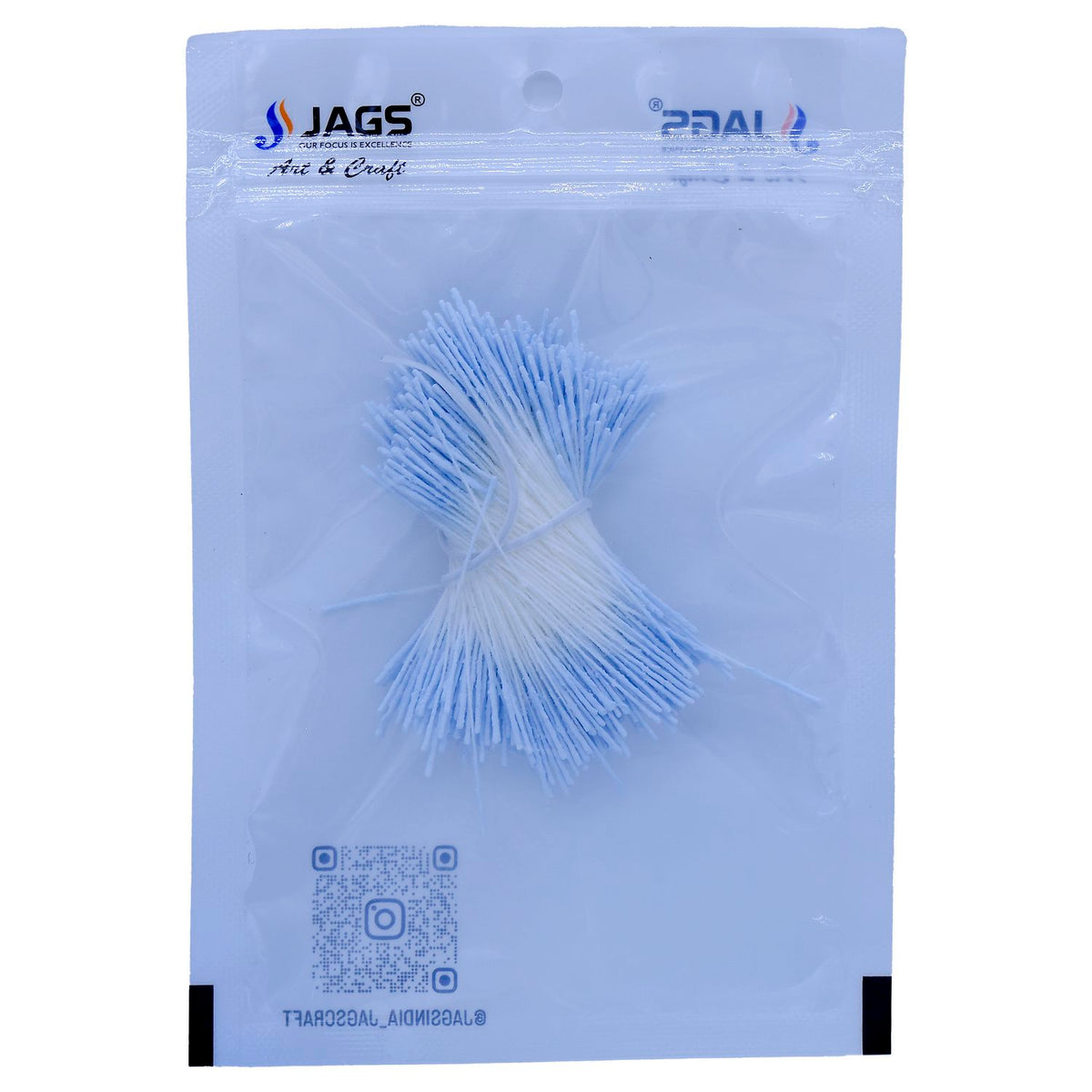 Artificial Flower Polons Sky Blue Design 3 size view