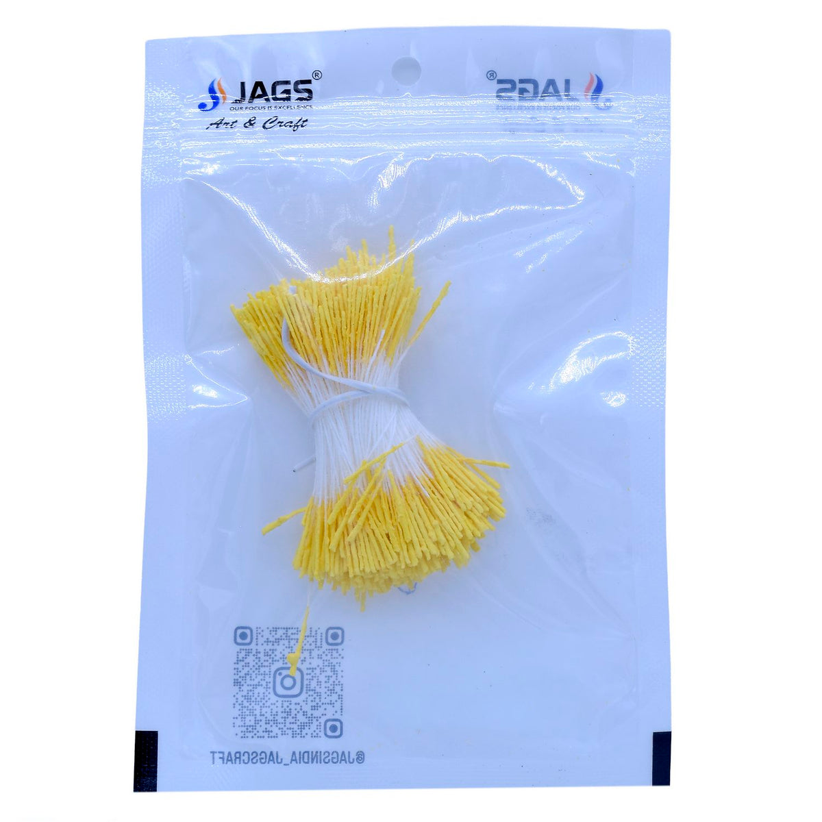 Artificial Flower Polons Yellow Design 3 size view