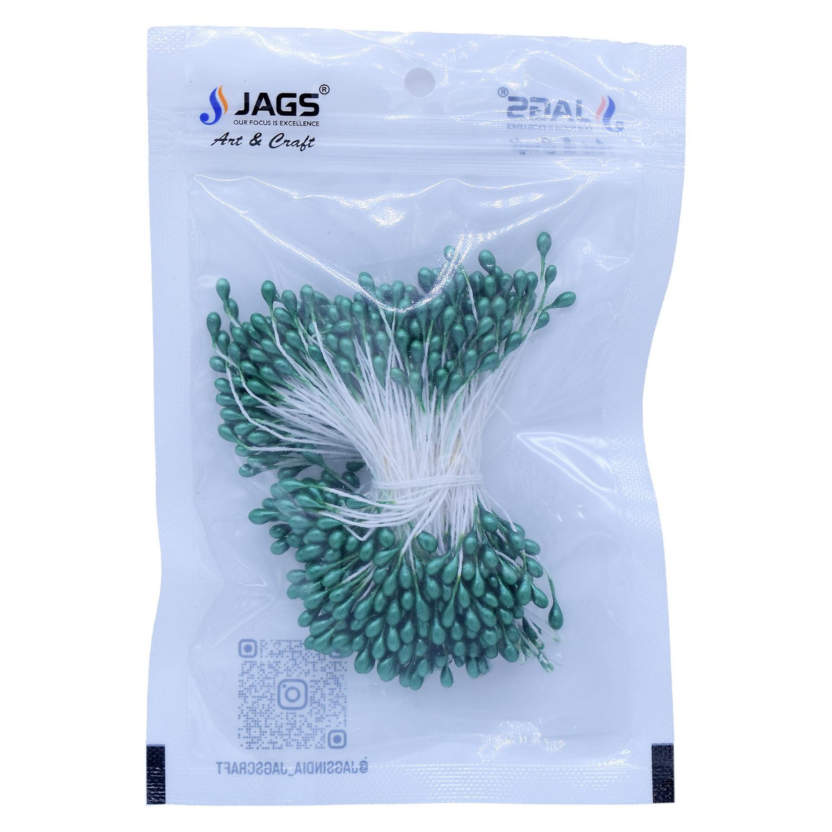 Artificial Flower Polons Dark Green Design 4 size view