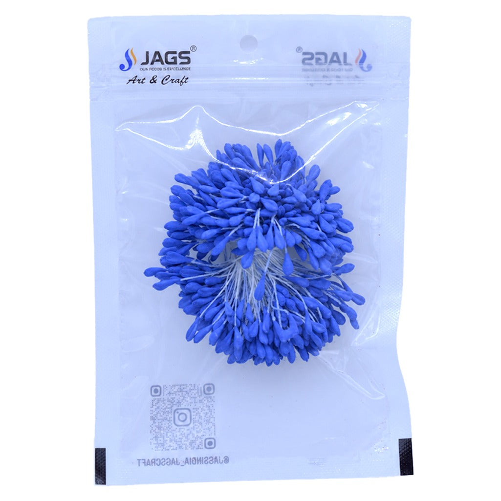 Artificial Flower Polons Blue Design 5 size view