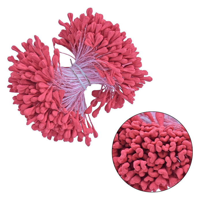 Artificial Flower Polons Red Design 5 for DIY Craft & Decor