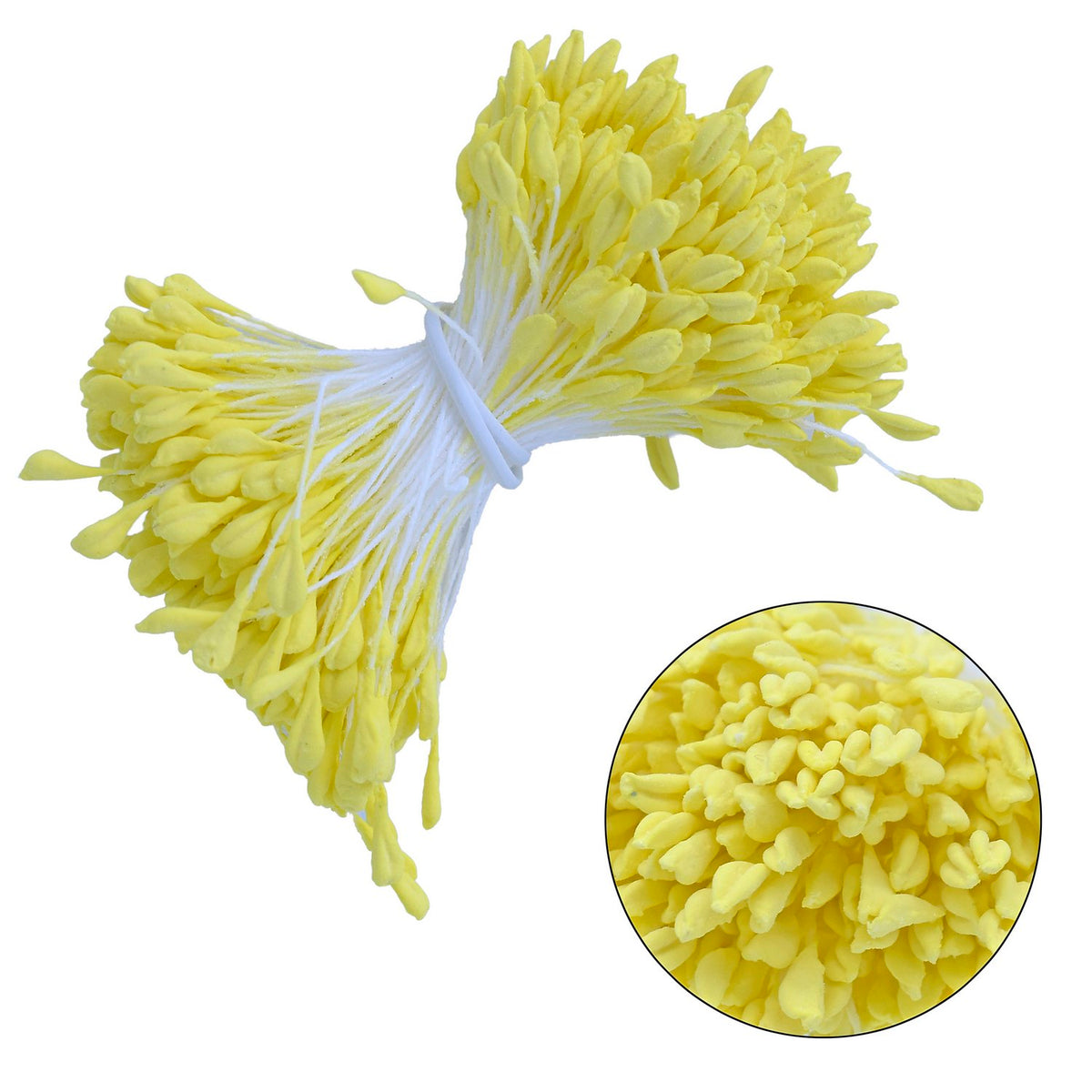 Artificial Flower Polons Yellow Design 5