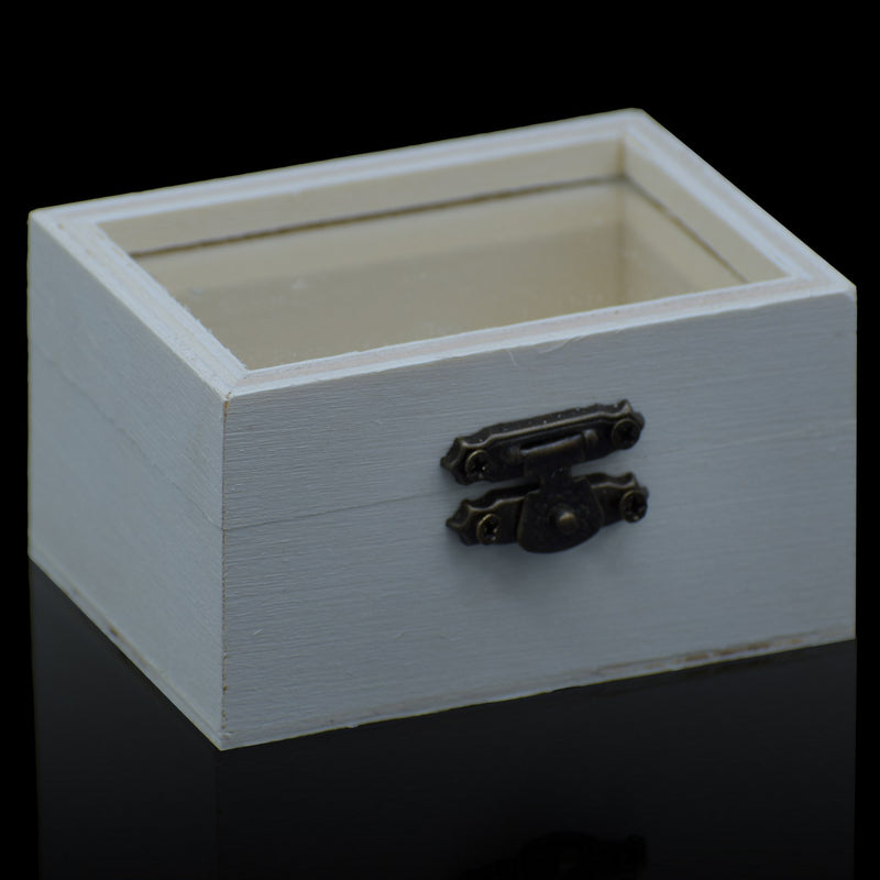 Wooden Empty Box Small Top Window l Rectangle l Pack of 1