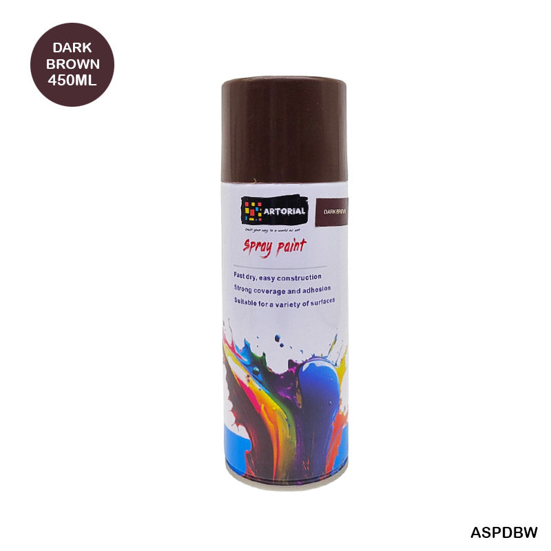 Aspdo Artorial Spray Paint Dark Brown 450Ml