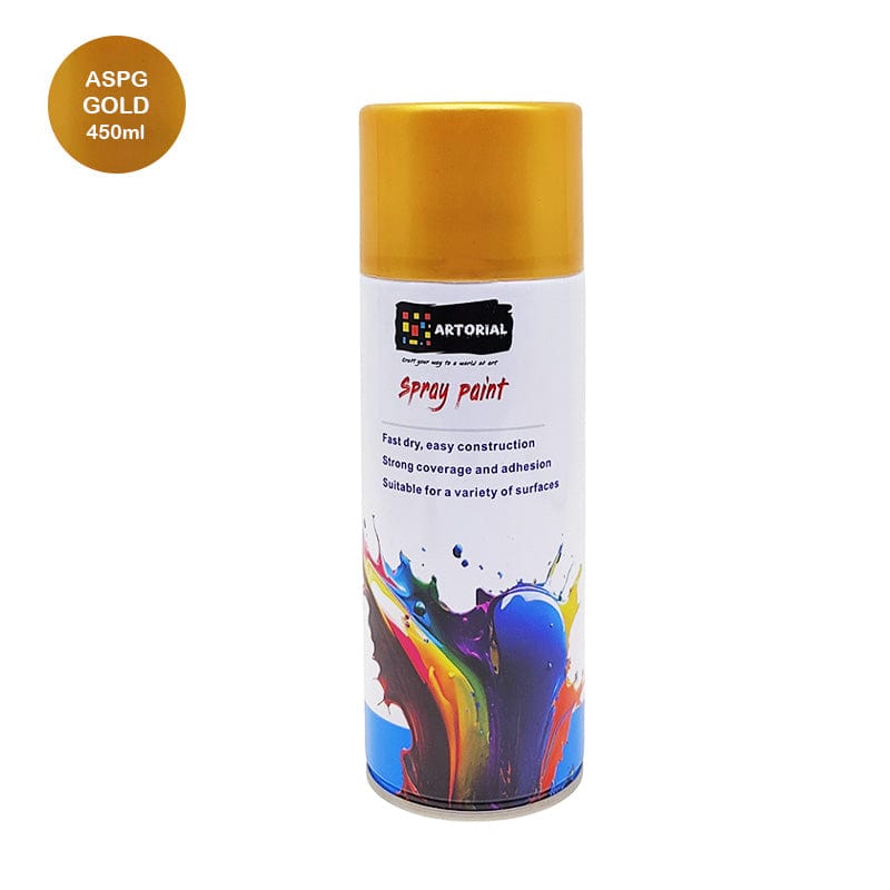 Aspg Artorial Spray Paint Gold 450Ml