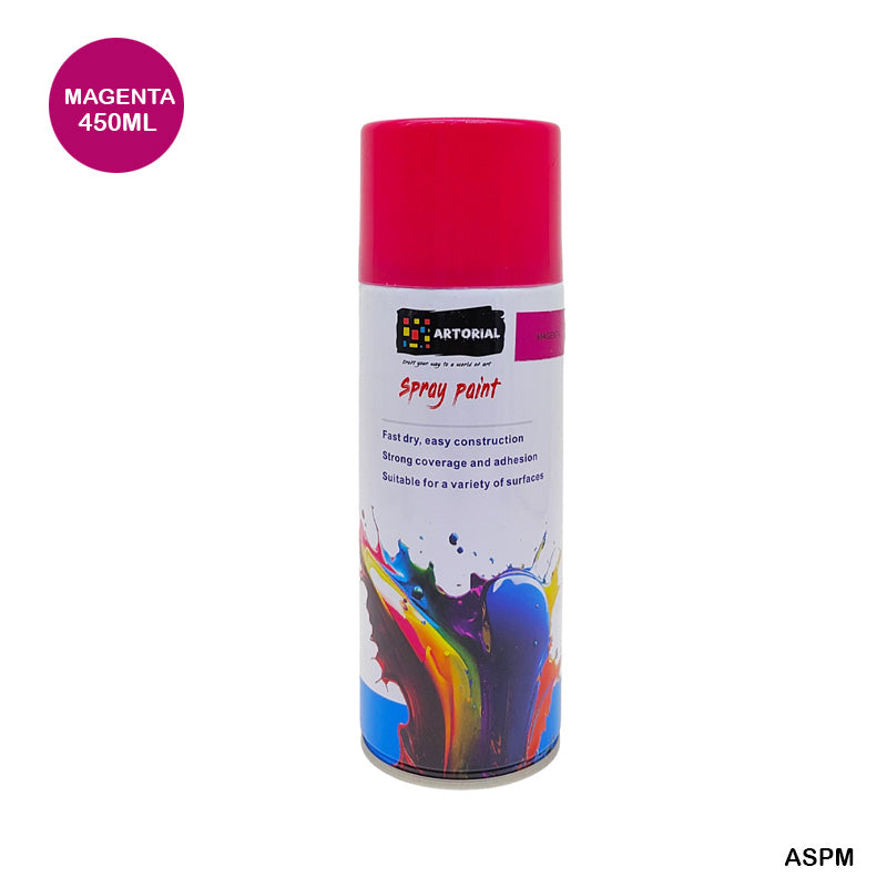 Aspdo Artorial Spray Paint Magenta 450Ml