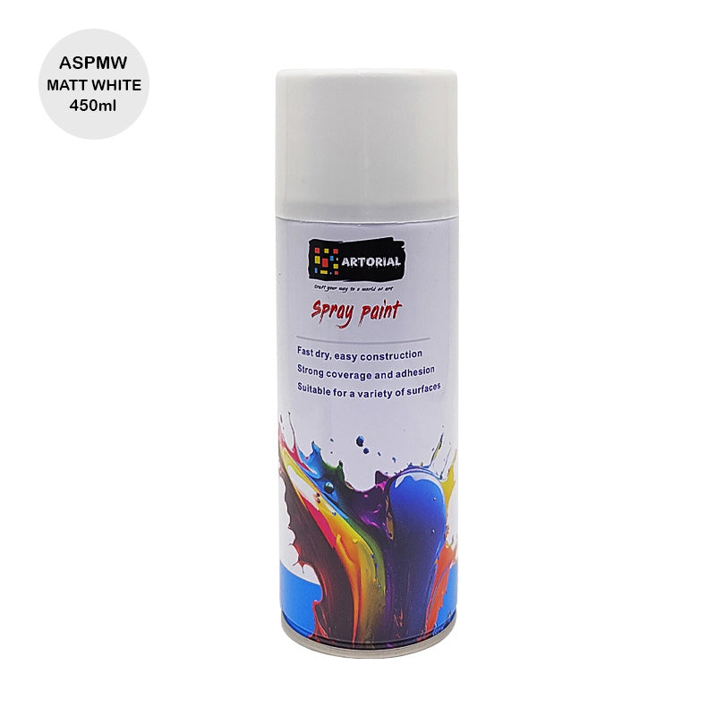 Aspmw Artorial Spray Paint Milky White 450Ml