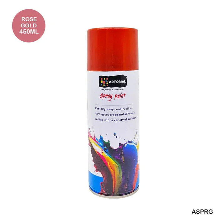 Artorial Spray Paint Rose Gold 450Ml     Code  Aspdo