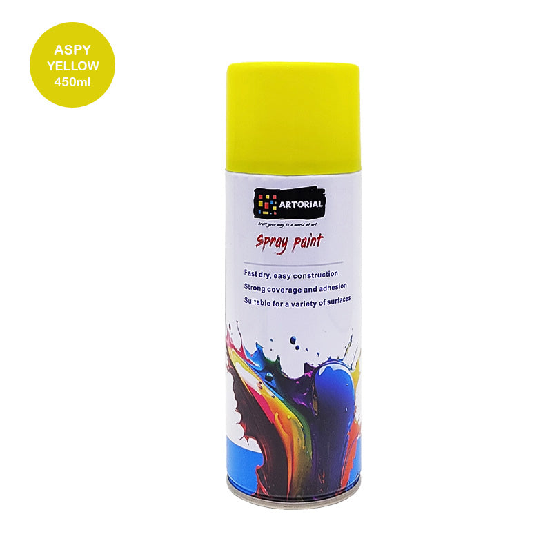 Aspy Artorial Spray Paint Yellow 450Ml