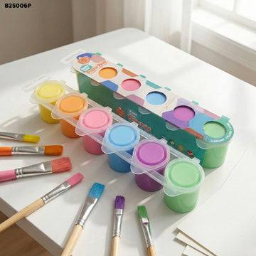 Pastel Poster Colour Set - 6 Pcs x 25ml