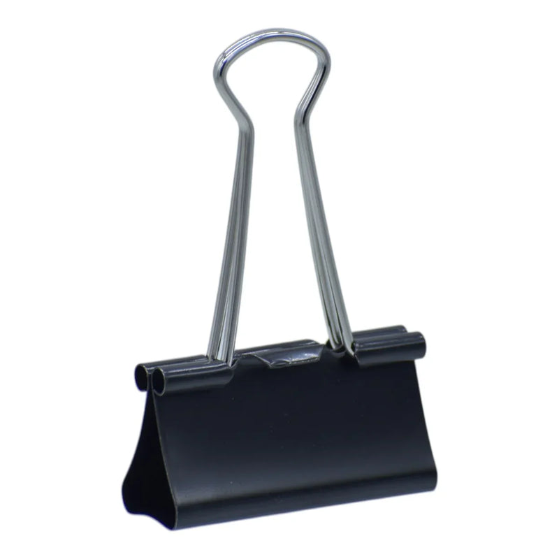 Premium Black Binder Clips l 32mm l Pack of 24 pcs l BCBK32MM
