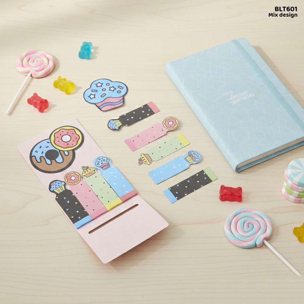 Cute Design Sticky Notes Marker Set (Design 3)