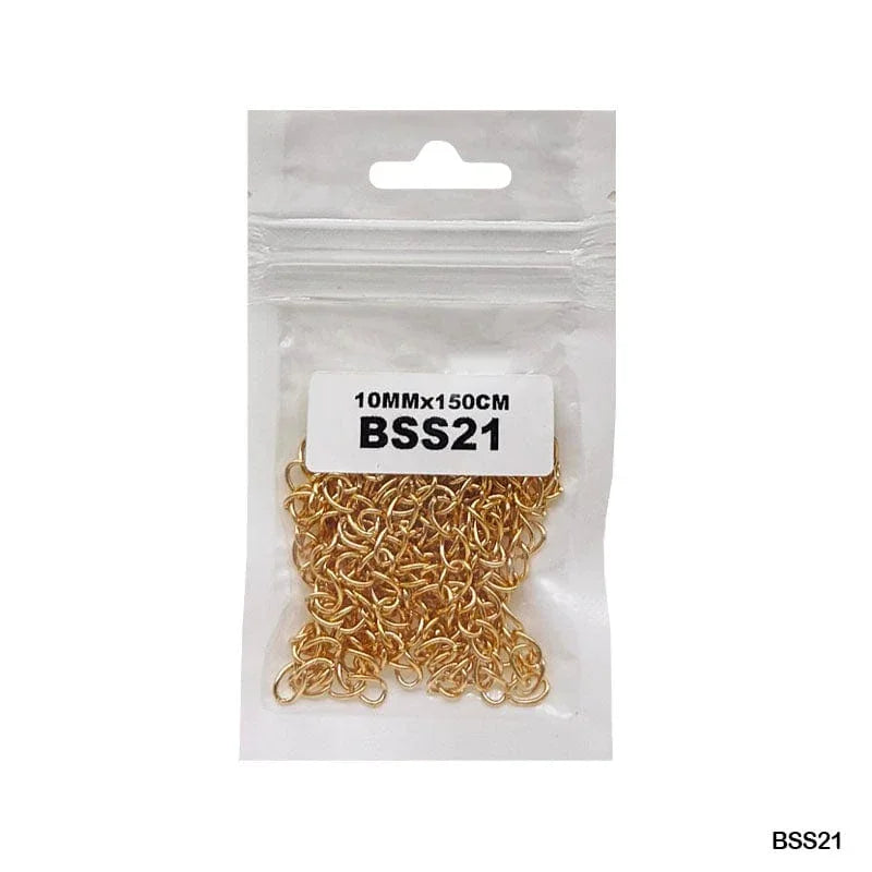 Bss21 Ss Chain Gold 10Mmx150Cm