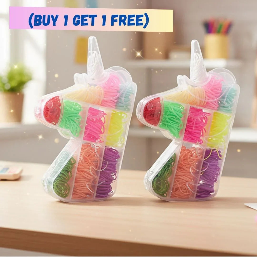 (BUY 1 GET 1 FREE) Unicorn Loom Band Box (Ulb)