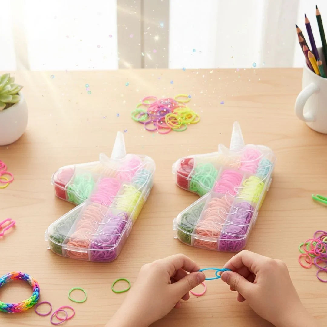 (BUY 1 GET 1 FREE) Unicorn Loom Band Box (Ulb)