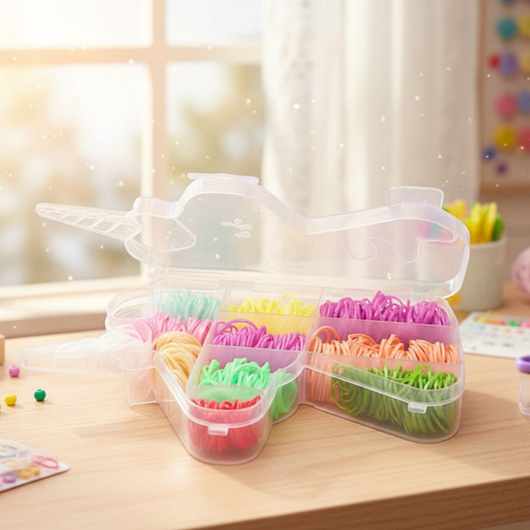(BUY 1 GET 1 FREE) Unicorn Loom Band Box (Ulb)