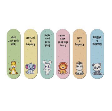 Animal magnetic bookmark- Pack of 6