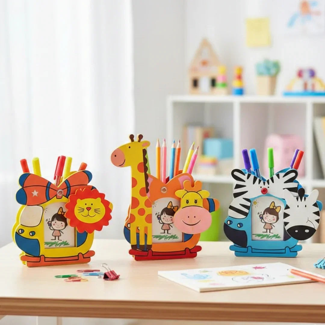 (Buy 1 Get 1 Free ) Wooden Helicopter Pen Stand (pack of 1)