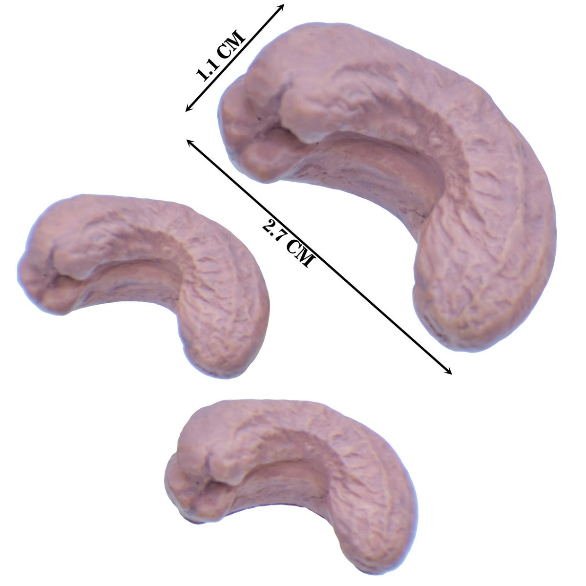 Miniature Cashew Nuts 3 Pcs Set | C1515-16