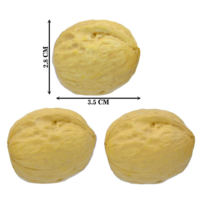 Miniature Walnut Nuts 3 Pcs Set | C1515-19