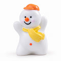 Miniature Christmas Santa Claus White Orange Cap size view