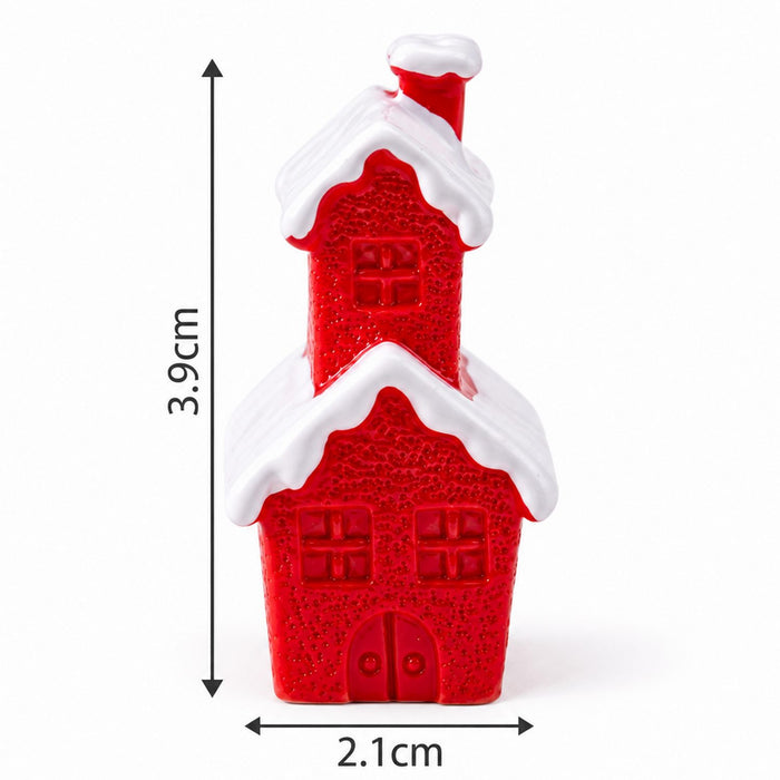 Miniature Christmas House for Xmas Decor & DIY Craft