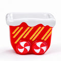 Miniature Christmas Train Cart Red size view