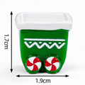 Miniature Christmas Train Cart Green