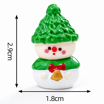 Miniature Christmas Santa Claus Snowman