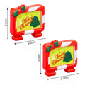 Miniature Christmas Merry Christmas Frame 2 Pcs