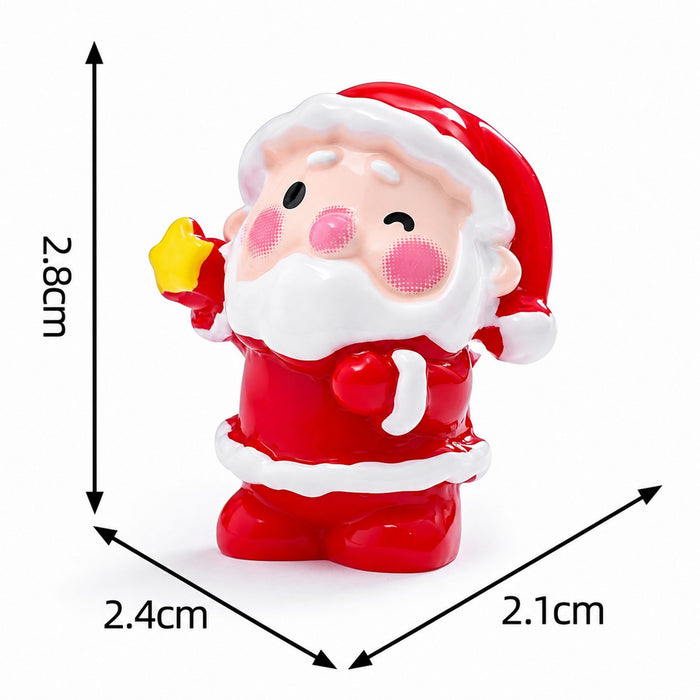 Miniature Christmas Santa Claus for Xmas Decor & DIY Craft