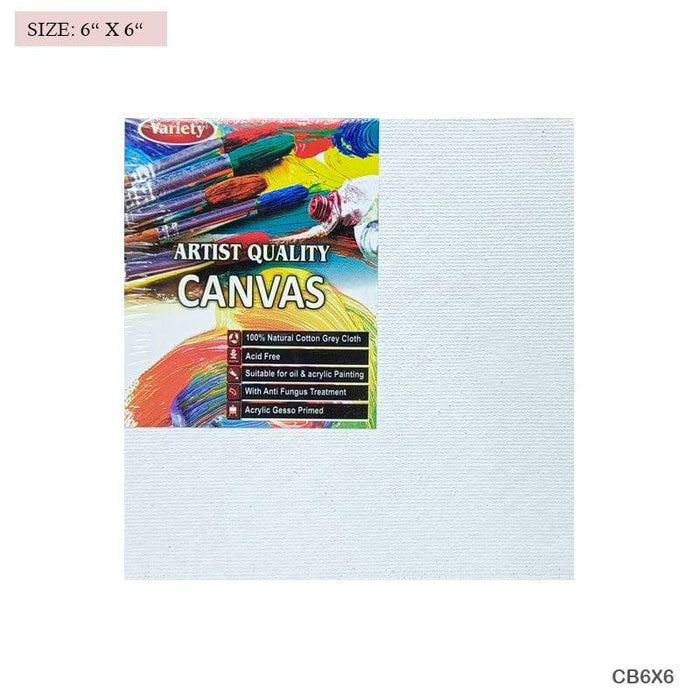 Artist Quality Canvas Board 6x6 Inch - Single