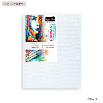 Rectangle Canvas Board 9x12 Inch for Painting