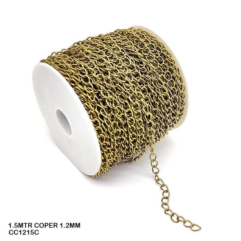 Cc1215C Chain 1.5Mtr Coper 1.2Mm