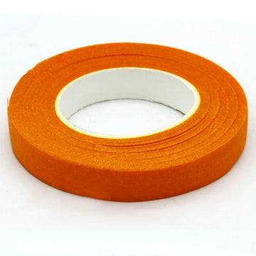 (Buy 1 Get 1 Free) Premium Craft Flower Making Tape l  Orange l Pack of 1 l CFTB-OE | Used in combination with pipe cleaners