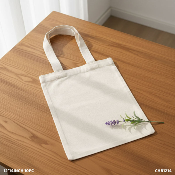 Tote Bag I Cotton Handle I 12x14inch I Pack of 10