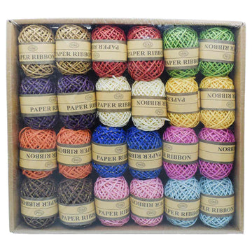 Colour Craft Paper Rope 10m Pack of 24